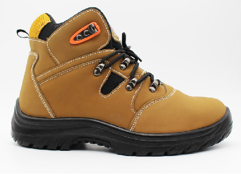 Nubuck Frosted Leather Steel Toe Safety Shoes JX-8806P