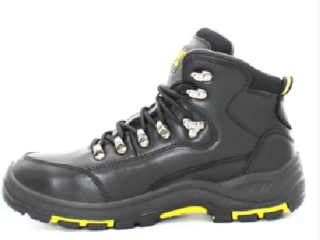 Smooth Leather PU/PU Outsole Safety Shoes