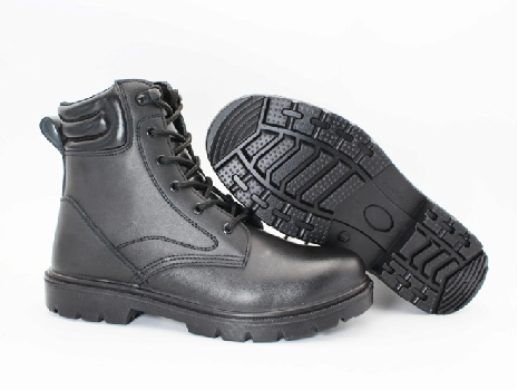 Smooth Leather PU Outsole Safety Shoes