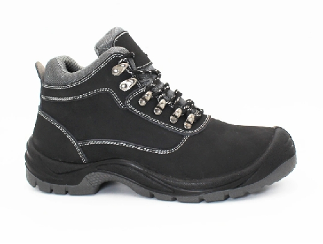 Nubuck Leather PU/PU Outsole Safety Shoes JX-7006