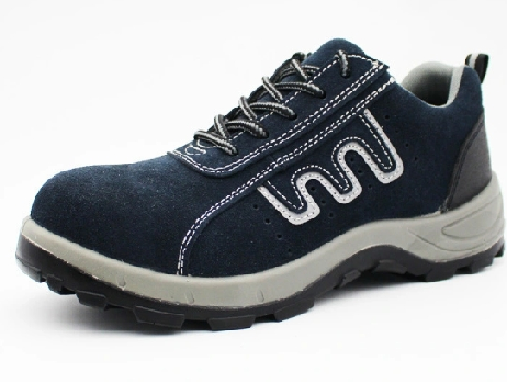 Suede Leather PU/PU Outsole Safety Shoes